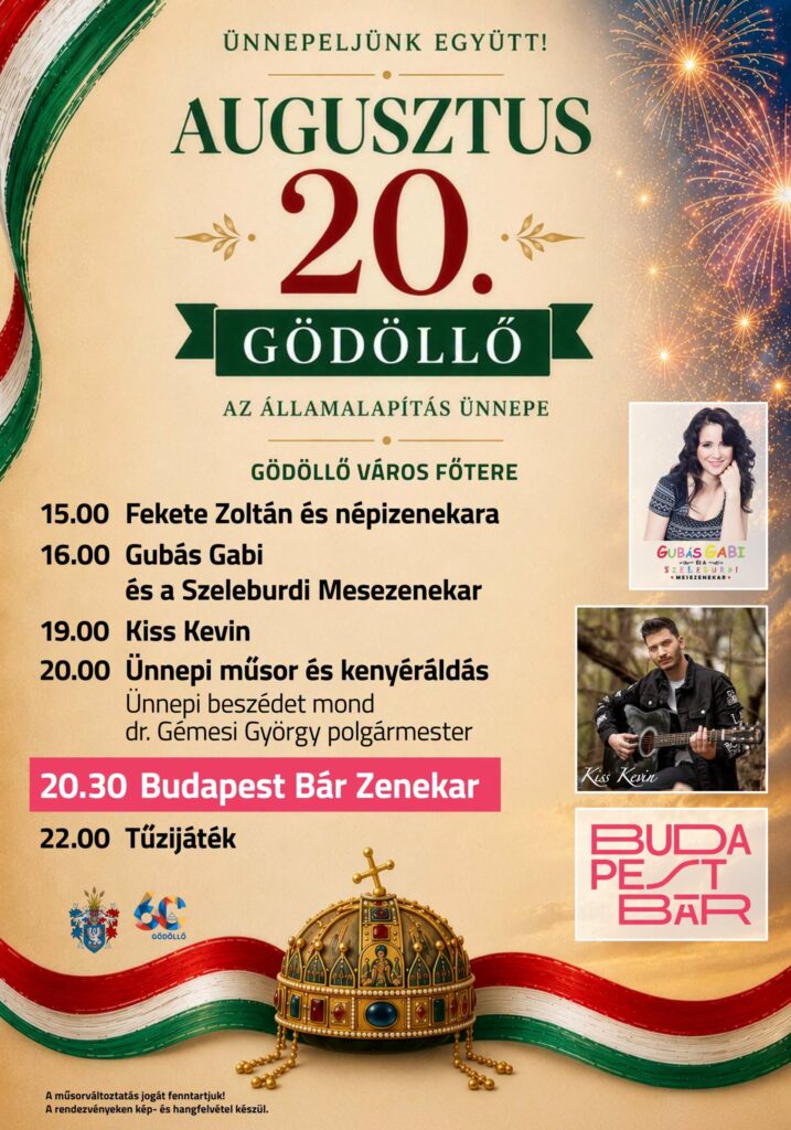 Gödöllő Város Önkormányzata - Ünnepeljünk együtt augusztus 20-án!